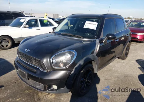 2013 Mini Countryman Cooper S z USA, uszkodzony, nr VIN WMWZC3C57DWP22492